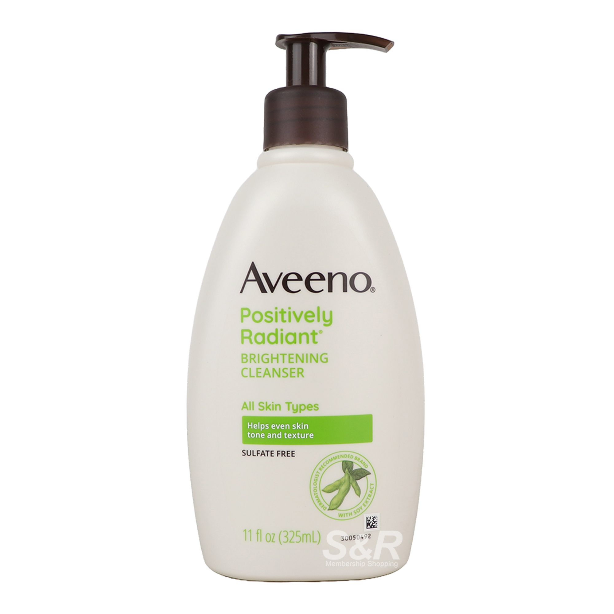 Aveeno Positively Radiant Cleanser 325mL